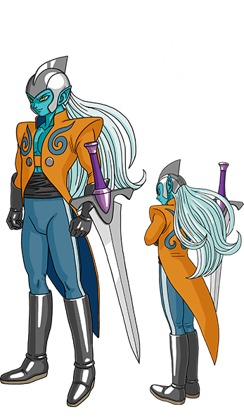 ザッハ ZAHHA            CV：置鮎 龍太郎            時空混乱で            飛ばされてきた            魔法剣士。            冷静な性格で            主人公達を助ける。            &copy;バード・スタジオ／集英社